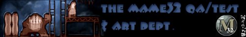 MAME32 QA/Test & Art Dept.